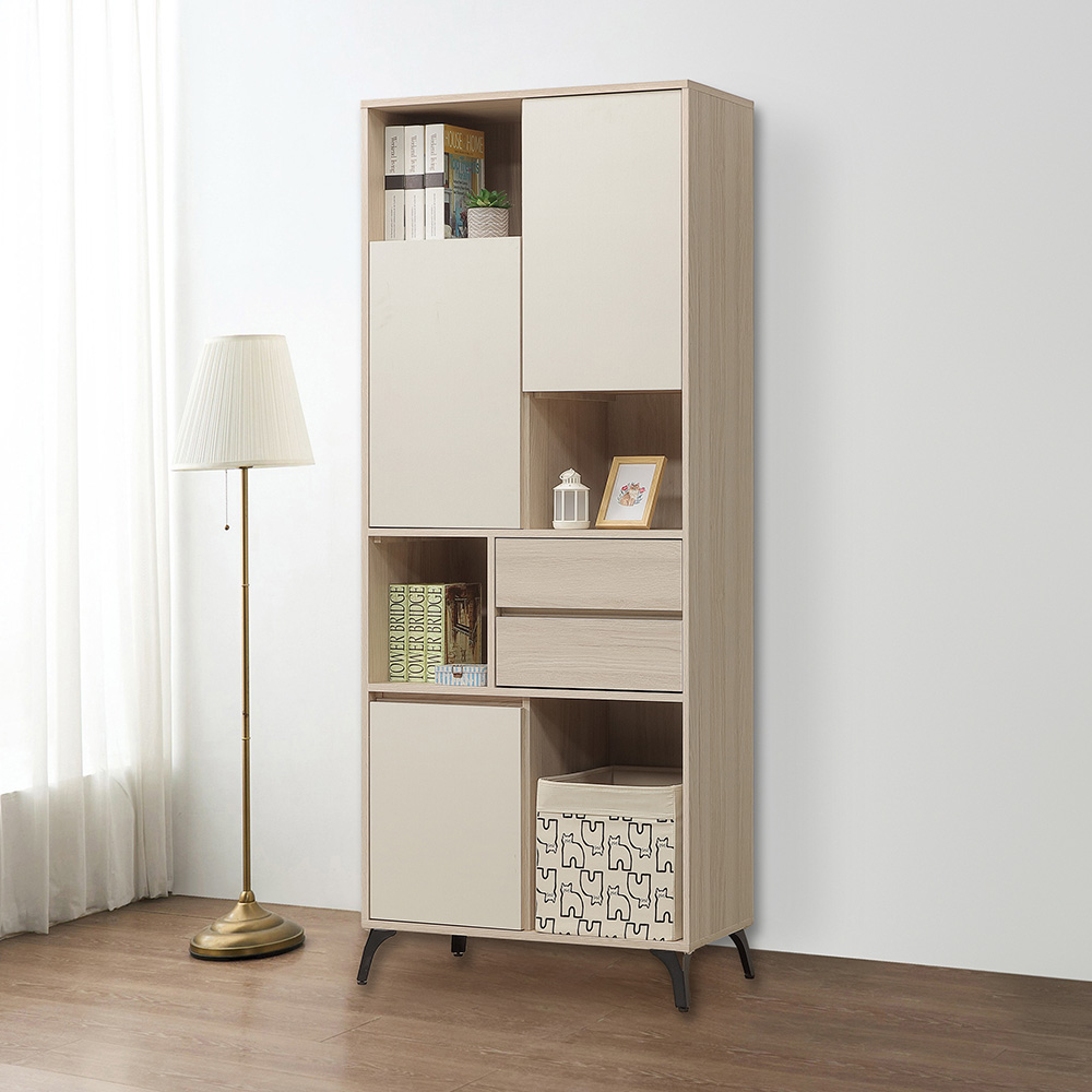 STYLEHOUSE 時尚屋[ZZ25]澄森2.7尺書櫃ZZ25-223 - PChome 24h購物