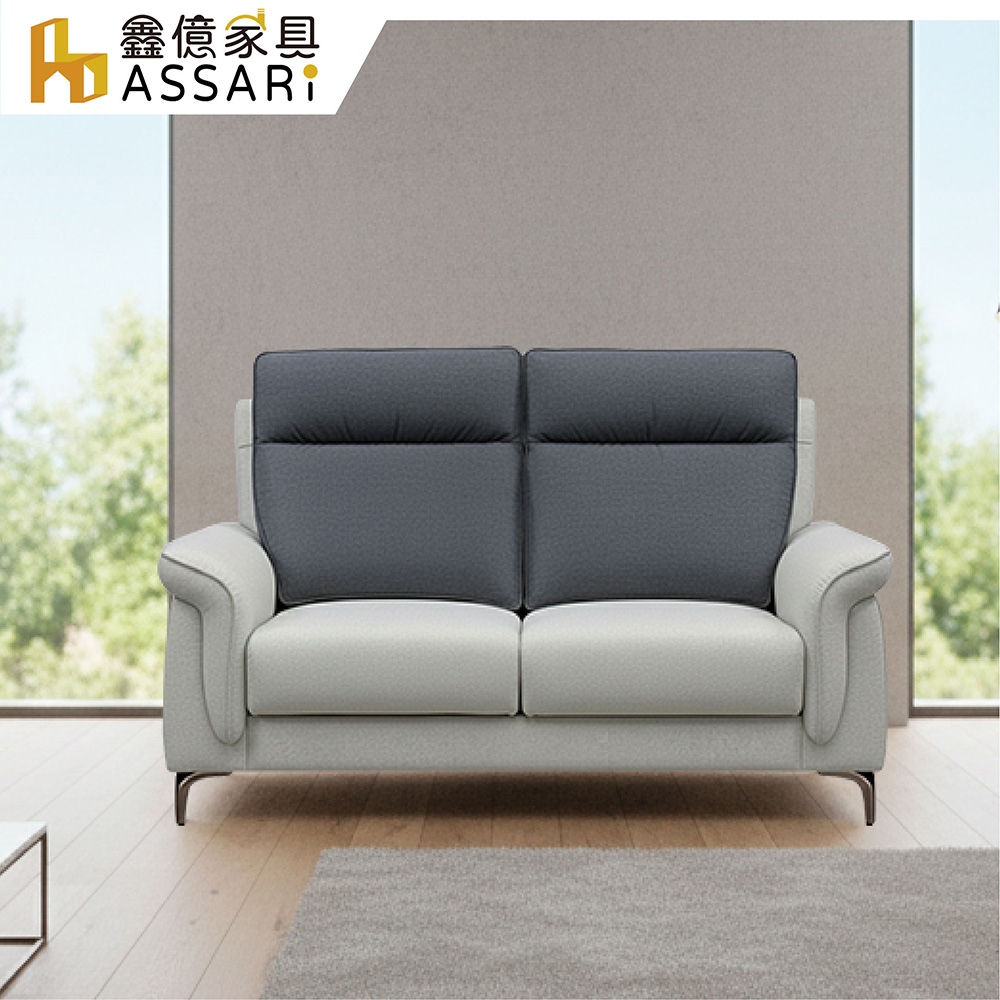 ASSARI 耐爾雙人座貓抓布/貓抓皮獨立筒沙發