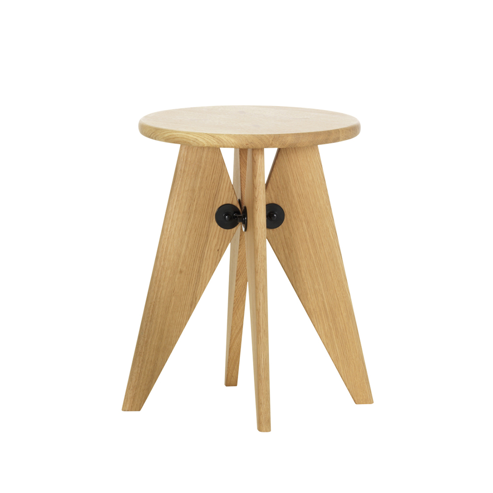 北歐櫥窗 Vitra Tabouret Bois 標準圓凳淺橡木
