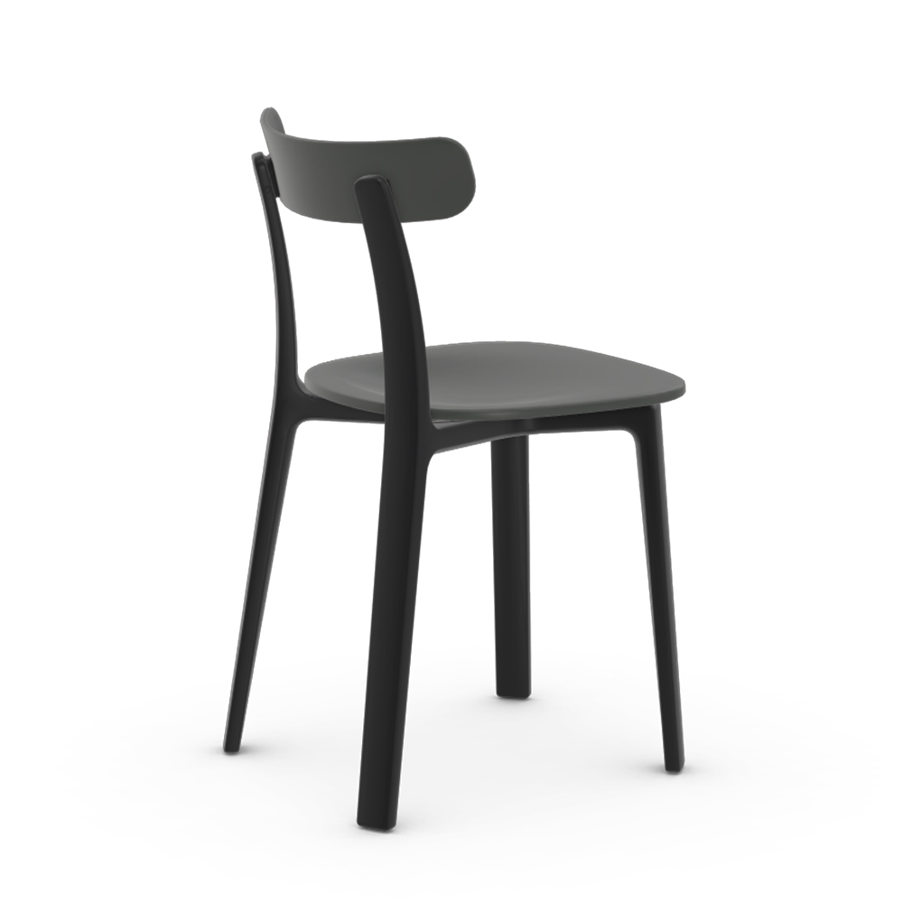 北歐櫥窗 Vitra All Plastic Chair 日常好椅(墨灰)