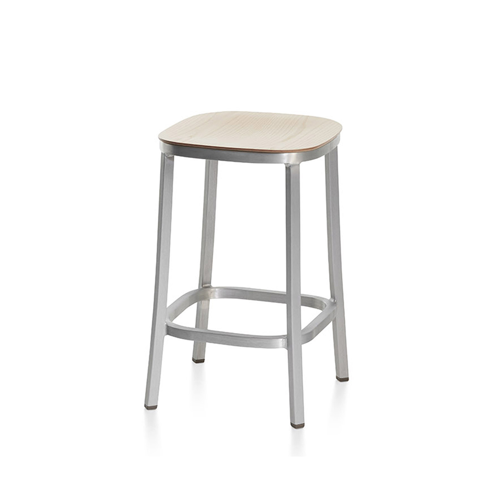 北歐櫥窗 Emeco 1 Inch Counter Stool 一英吋中島椅(梣木座面)