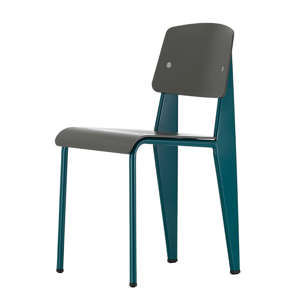 北歐櫥窗 Vitra Standard SP 標準單椅(岩石灰座面、王朝藍椅腳)