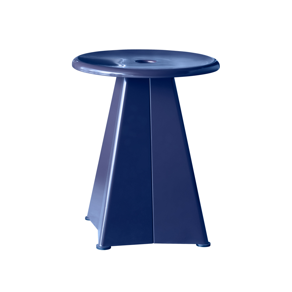 北歐櫥窗 Vitra Tabouret Metallique 金屬邊几凳(鈷藍)