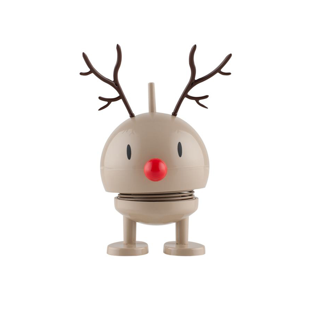 北歐櫥窗 Hoptimist Reindeer 麋鹿 彈簧公仔（小、棕色）