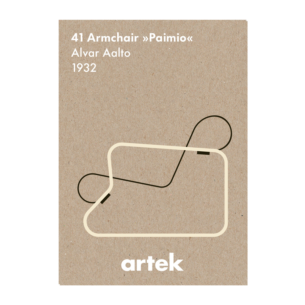 北歐櫥窗 Artek Icon Posters 經典設計海報(Paimio)