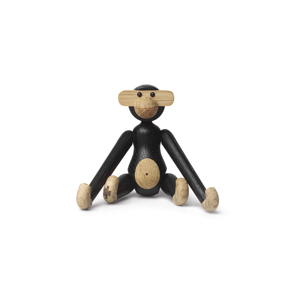 北歐櫥窗 Kay Bojesen Monkey Mini 木頭迷你猴(深色橡木)