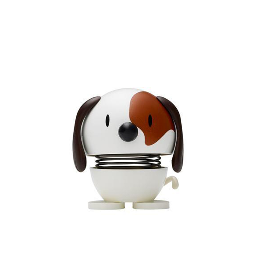 北歐櫥窗 Hoptimist Dog 小狗 彈簧公仔(小、白色)
