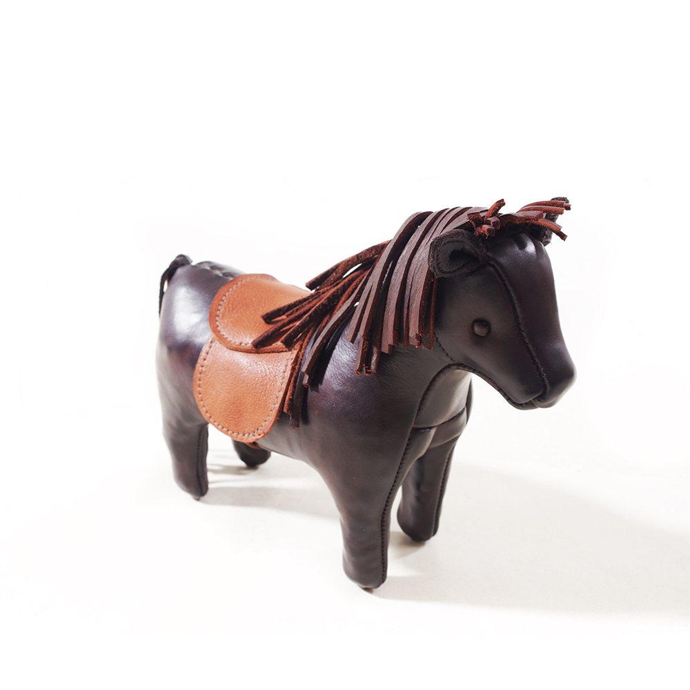 北歐櫥窗 Omersa Horse 寶馬 手工皮革擺飾(迷你)
