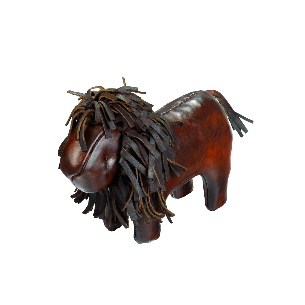 北歐櫥窗 Omersa Lion 雄獅 手工皮革擺飾(迷你)
