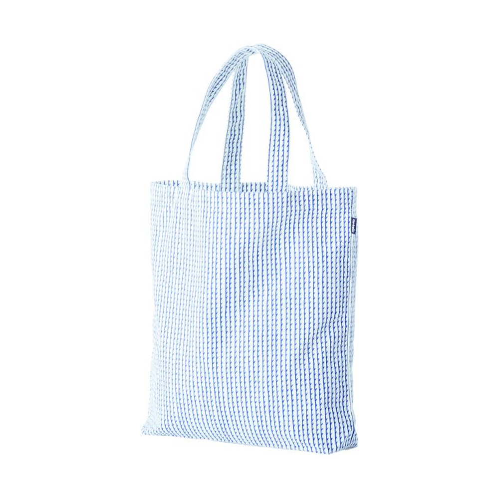 北歐櫥窗 Artek Rivi Canvas Bag 線條肩背手提袋(白)