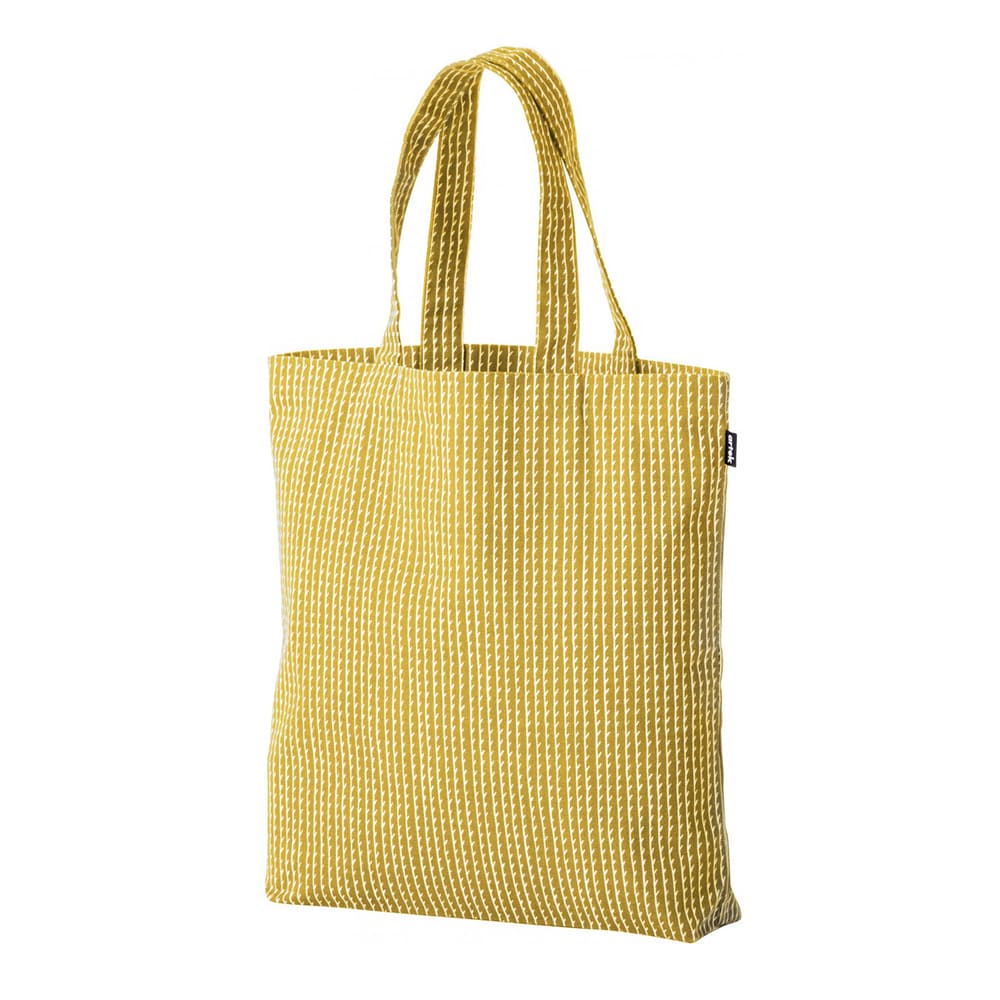 北歐櫥窗 Artek Rivi Canvas Bag 線條肩背手提袋(黃)