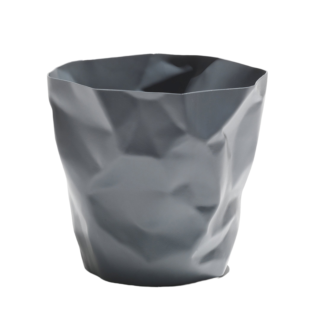 北歐櫥窗 Essey Bin Bin 皺皺垃圾桶(大、墨灰)