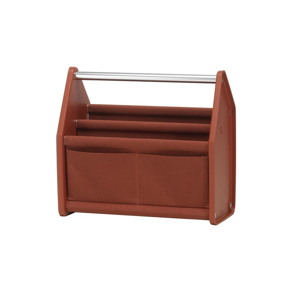 北歐櫥窗 Vitra Locker Box 提式置物籃(小、磚紅)