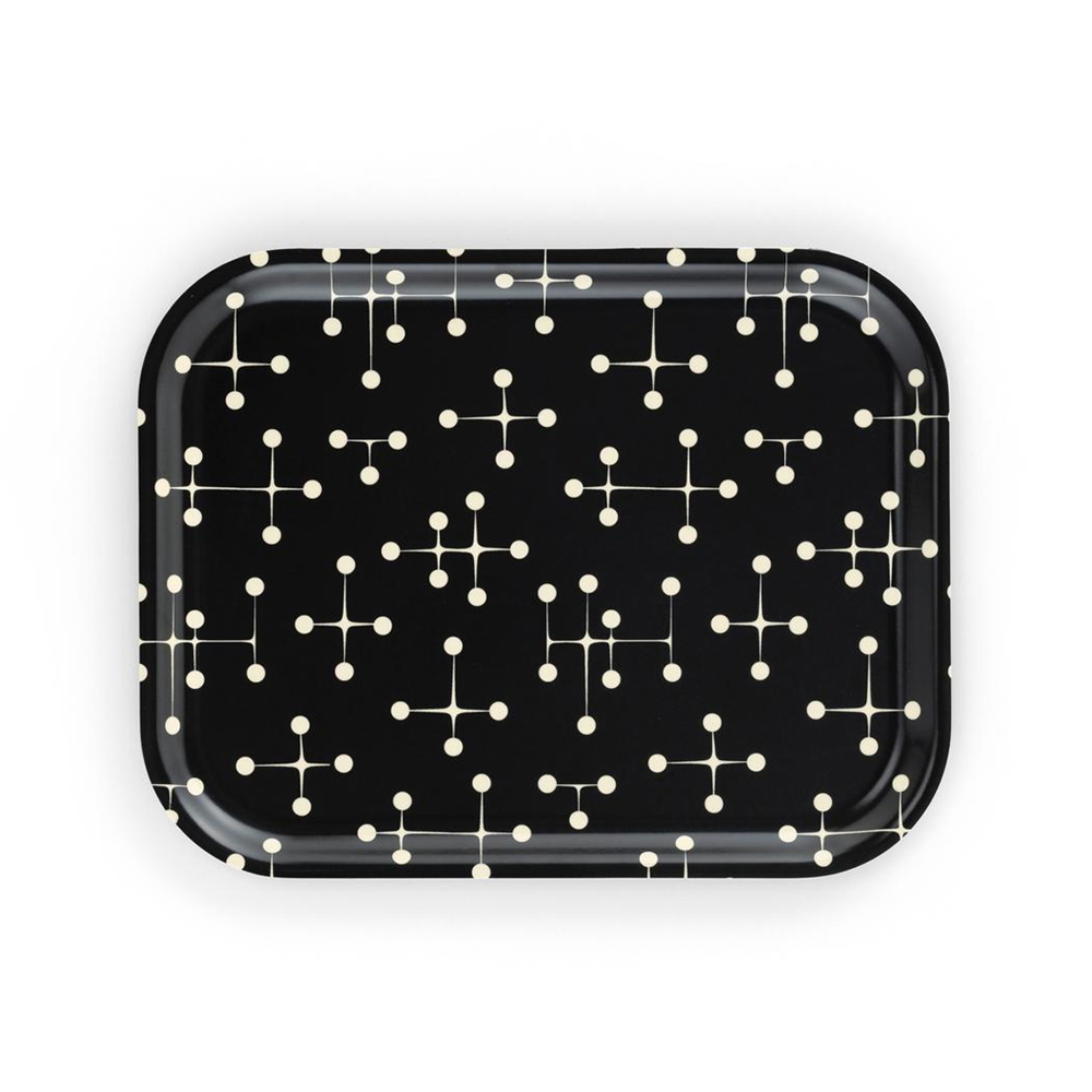 北歐櫥窗 Vitra Classic Trays 設計師印花托盤(黑點點、M)