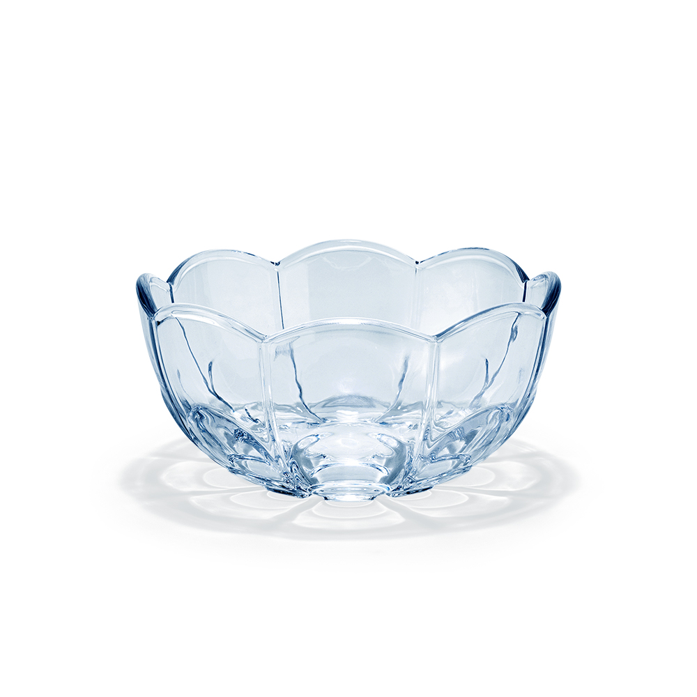 北歐櫥窗 Holmegaard Lily Bowl 花綻 餐碗(Ø 13cm、鳶尾藍、二入)