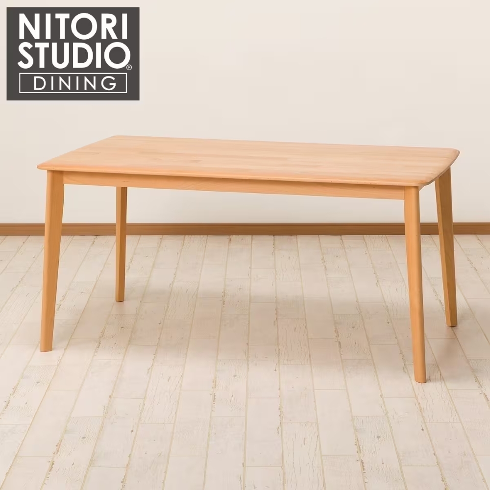 NITORI 宜得利家居 ◎台灣高度 實木餐桌 N COLLECTION T-01H 150 NA 櫸木