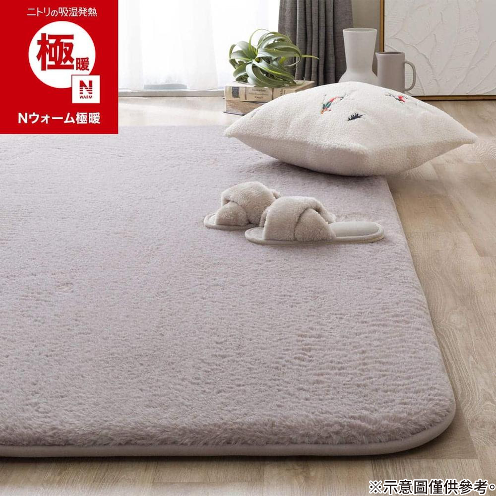 NITORI 宜得利家居 吸濕發熱 地毯 加厚款 N WARM 極暖 MO r 130×185 QA09