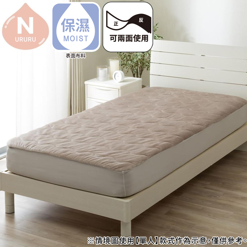 NITORI 宜得利家居 全包式保潔墊 N URURU GY 雙人 A2605