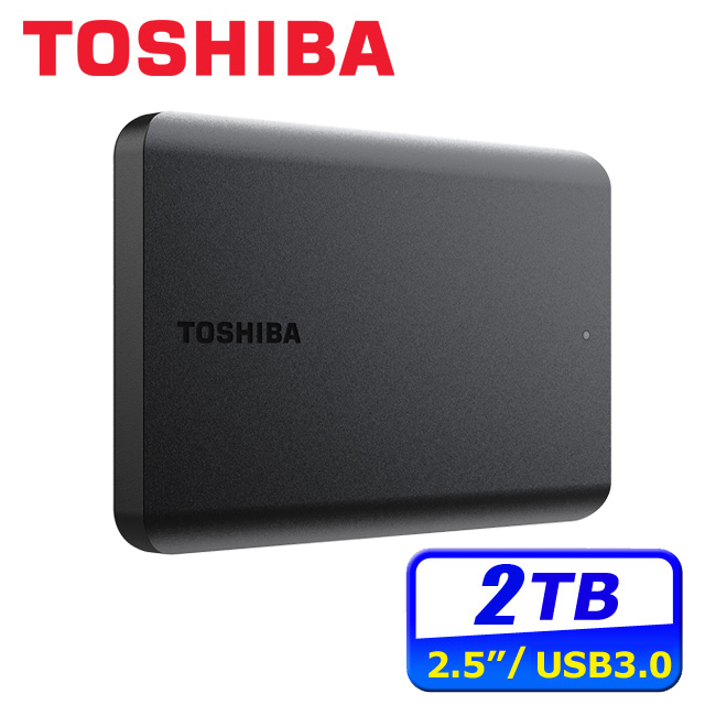 TOSHIBA 東芝Canvio Basics A5 2TB 2.5吋行動硬碟- PChome 24h購物