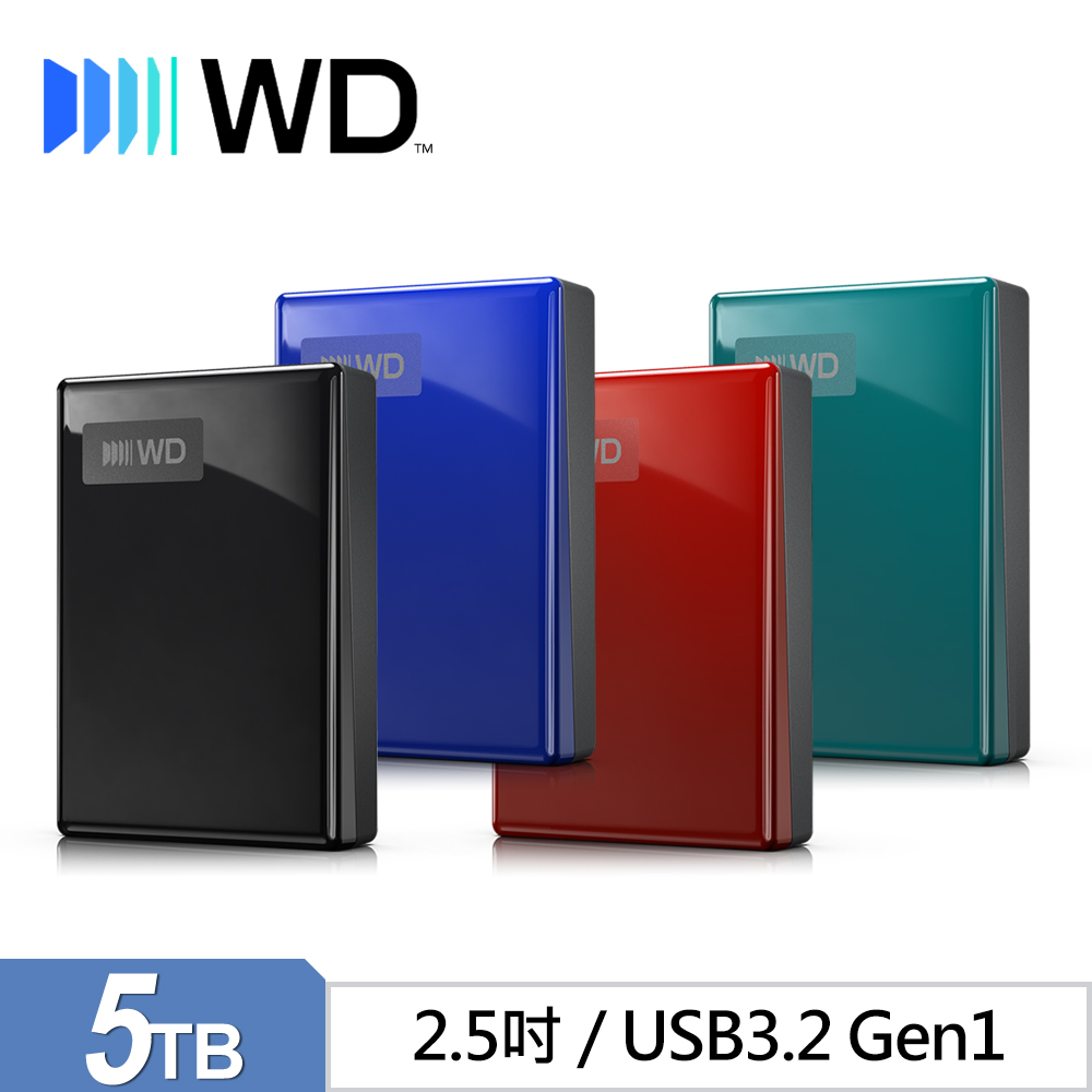 WD 威騰 My Passport 5TB 2.5吋USB-C行動硬碟