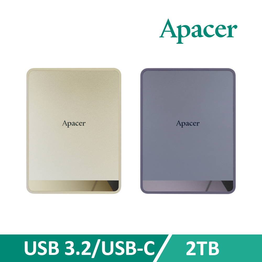 Apacer 宇瞻 AS724 2TB 外接式軍規SSD
