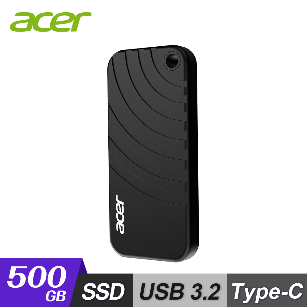 ACER Predator PA100 USB 3.2 SSD 500G 行動固態硬碟