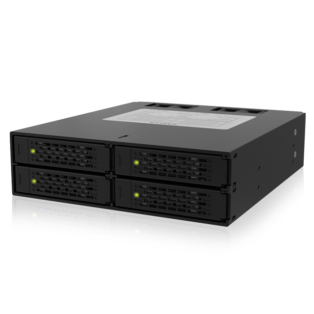 ICY DOCK ToughArmor 四層式 2.5吋 SATA/SAS HDD&SSD 轉 5.25吋裝置空間 硬碟抽取模組 ( MB994SP-4S )