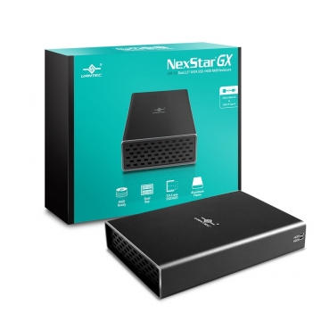 VANTEC 凡達克 NexStarGX USB 3.0雙槽2.5吋SATA SSD / HDD RAID外接盒(NST-272S3-BK)