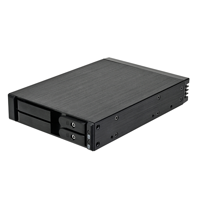 SilverStone 銀欣 FS202B-V2 3.5” 裝置槽轉雙 2.5” SAS/SATA 免托盤熱插拔硬碟盒