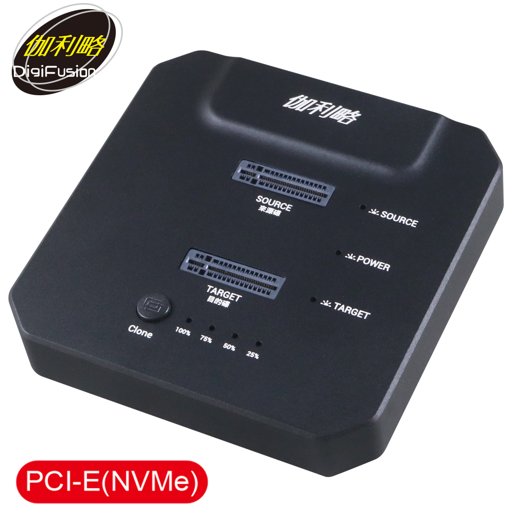 伽利略 雙M.2(NVMe) SSD to USB3.2 20G 鋁合金對拷機