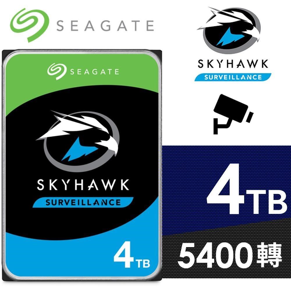 Seagate 希捷 【SkyHawk】4TB 3.5吋 監控硬碟 (ST4000VX016)
