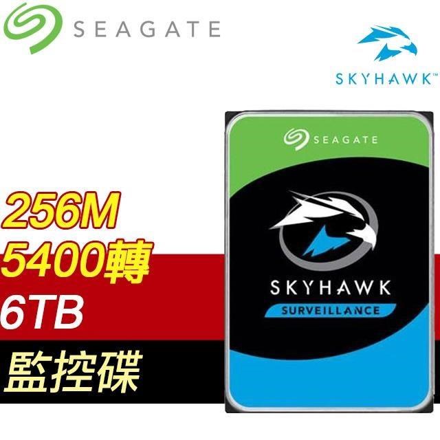 Seagate 希捷 監控鷹 SkyHawk 6TB 5400轉 256MB 監控硬碟(ST6000VX009-3Y)
