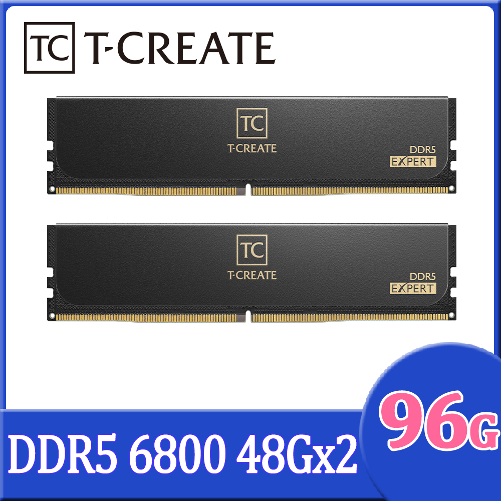 Team 十銓T-CREATE 創作者系列CLASSIC DDR5 5600 32GB(16Gx2) CL46 桌