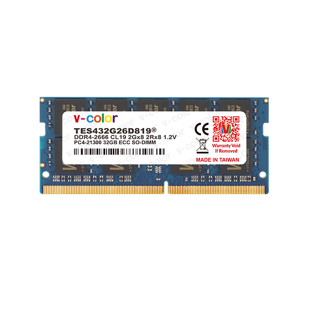 V-Color DDR4 2666 32GB ECC SO-DIMM 伺服器專用記憶體- PChome 24h購物