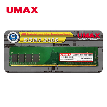 UMAX DDR4 2666 8GB 桌上型記憶體