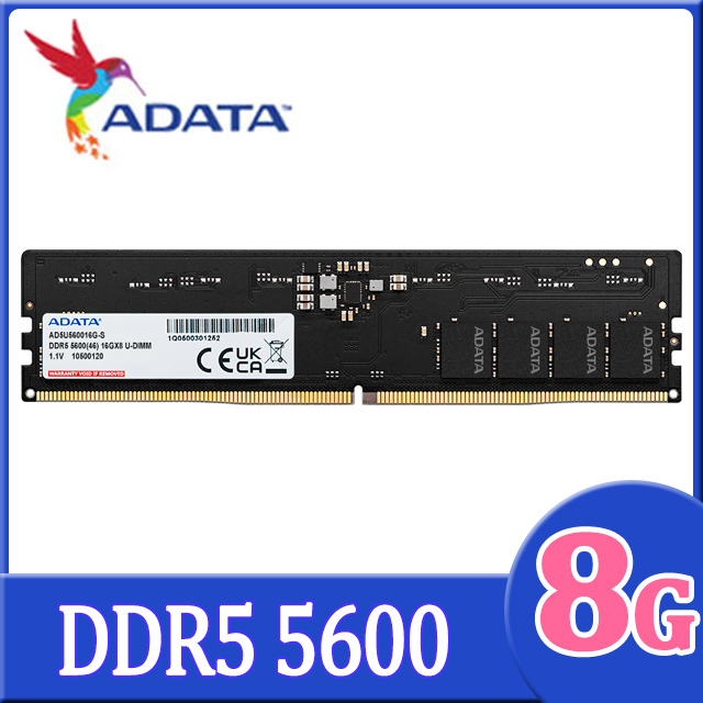 ADATA 威剛DDR5 4800 16GB 桌上型記憶體(AD5U480016G-S) - PChome 24h購物