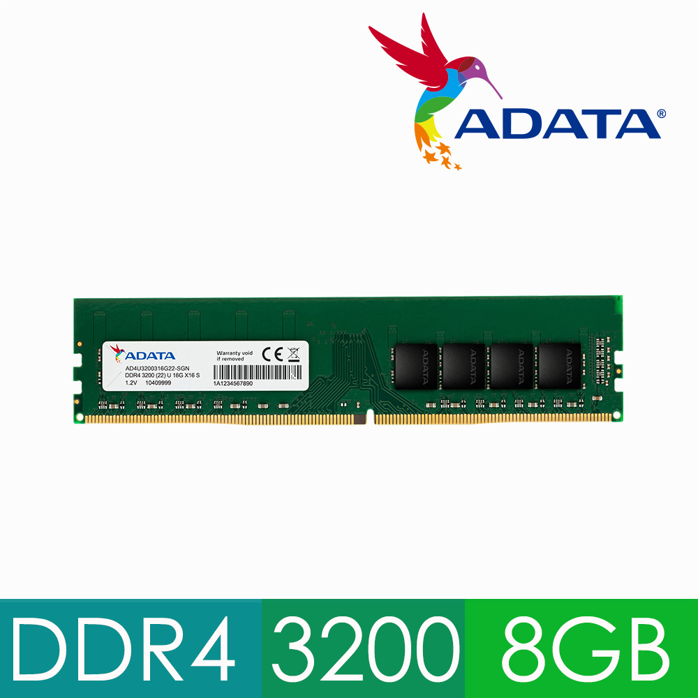 ADATA 威剛DDR5 4800 16GB 桌上型記憶體(AD5U480016G-S) - PChome 24h購物