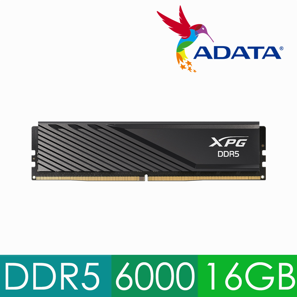 ADATA 威剛 XPG Lancer Blade DDR5 6000 16GB 桌上型超頻記憶體(黑色)(AX5U6000C4816G-SLABBK)