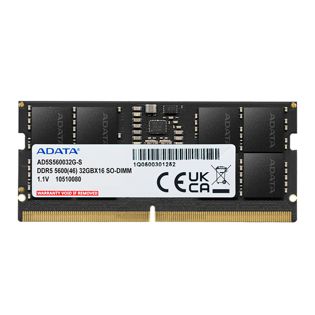ADATA 威剛DDR5 5600 32GB 筆記型記憶體(AD5S560032G-S) - PChome 24h購物