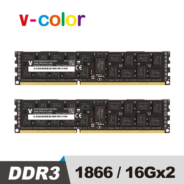 V-Color TRV16G36CA13-JS (ECC-Reg DDR3-1866 16GB×1) Mac Proアップグレード対応 