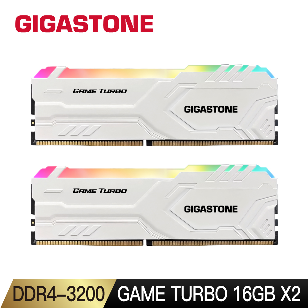 ヒ*ロ様 GIGASTONE Game TURBO DDR4 3200 16GB RGB DDR4 RAM】 GIGASTONE Game Turbo 16GB Kit (2x8GB) DDR4 3200MHz