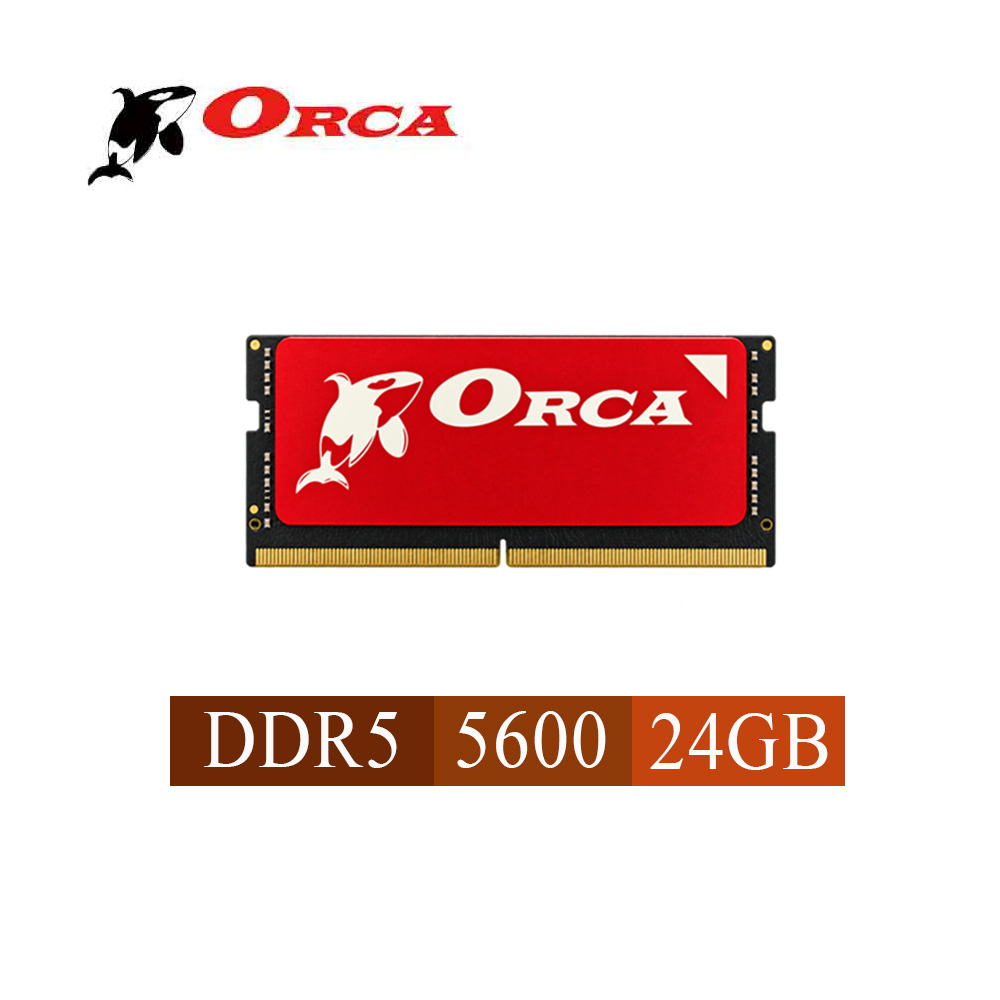 ORCA 威力鯨 DDR5 24GB 5600 筆記型記憶體