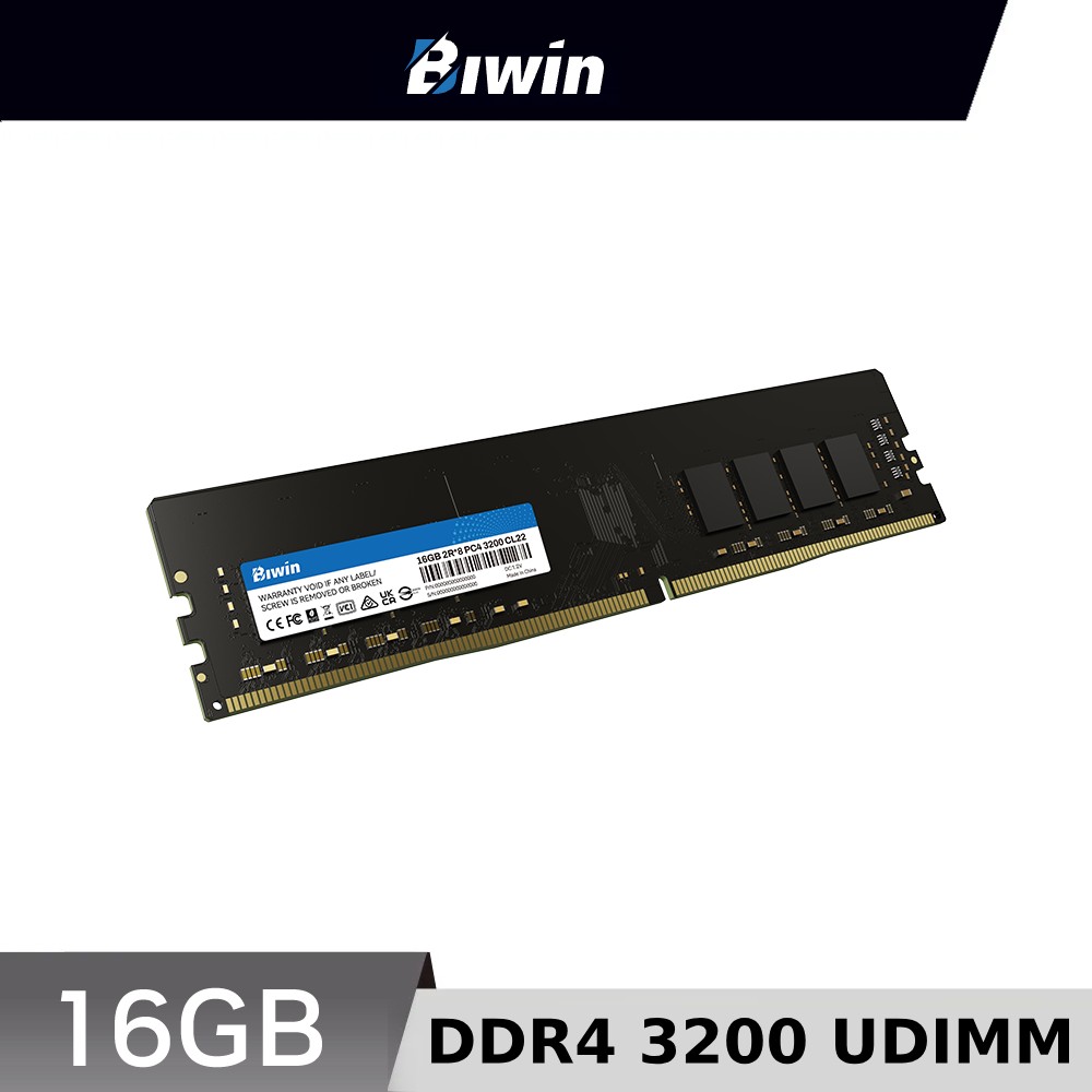 Biwin 佰維Black Opal HX100 DDR5 6000 32GB(16G*2) 黑超頻桌上型記憶
