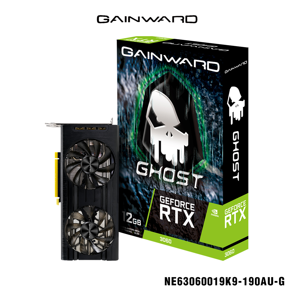 GAINWARD耕宇GeForce RTX3060 GHOST (12GB) 顯示卡- PChome 24h購物