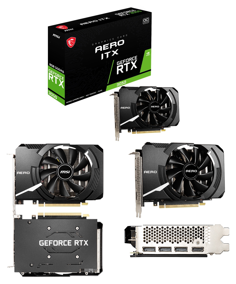 MSI GeForce RTX 3050 AERO ITX 8G-