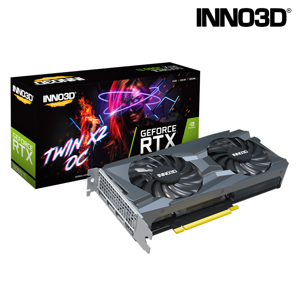 Inno3D 映眾】RTX 3060TI 8GB GDDR6 TWIN X2 OC LHR 顯示卡- PChome