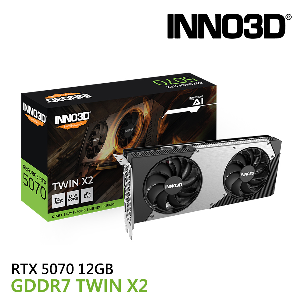 GeForce RTX 5070 12GB GDDR7 X2 顯示卡