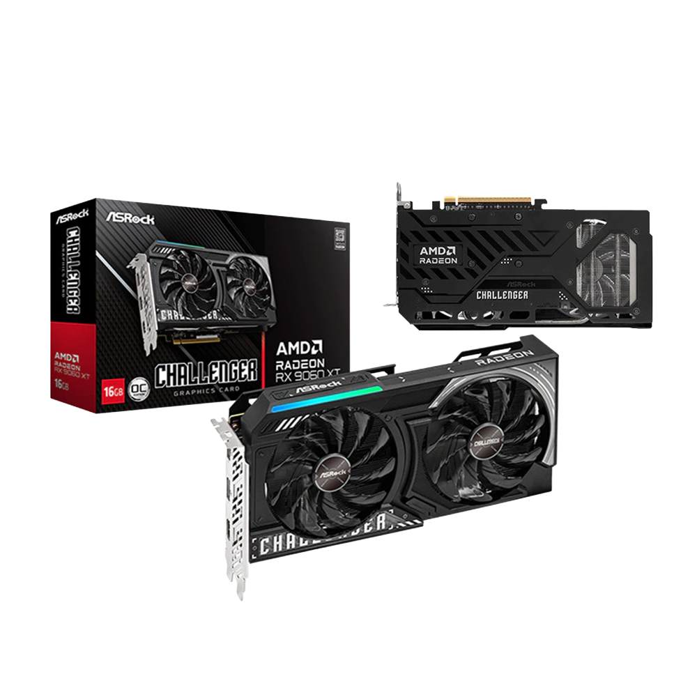 ASRock 華擎RX9060XT Challenger 16GB OC 顯示卡- PChome 24h購物