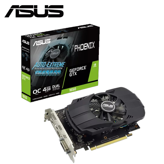 ASUS Phoenix GeForce GTX 1650 EVO OC Edition 4GB GDDR6 顯示卡