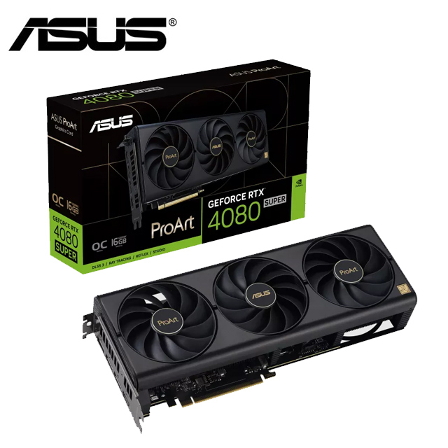 ASUS ProArt GeForce RTX 4080 SUPER 16GB OC 顯示卡